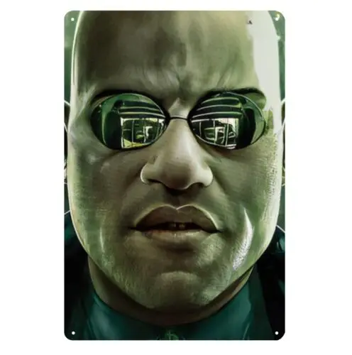 The Movie Morpheus Metal Poster Tin Sign 20x30cm Collectable Plate