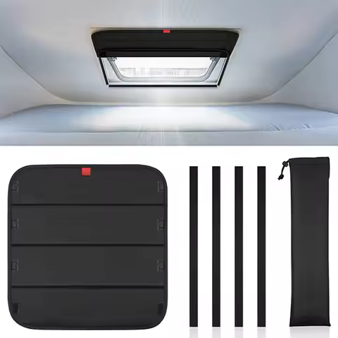 RV Skylight Insulator Cover Foldable Travel Trailers Sun Shade Car Sun Shield Sun Protection Visor for Travel Trailer Caravan