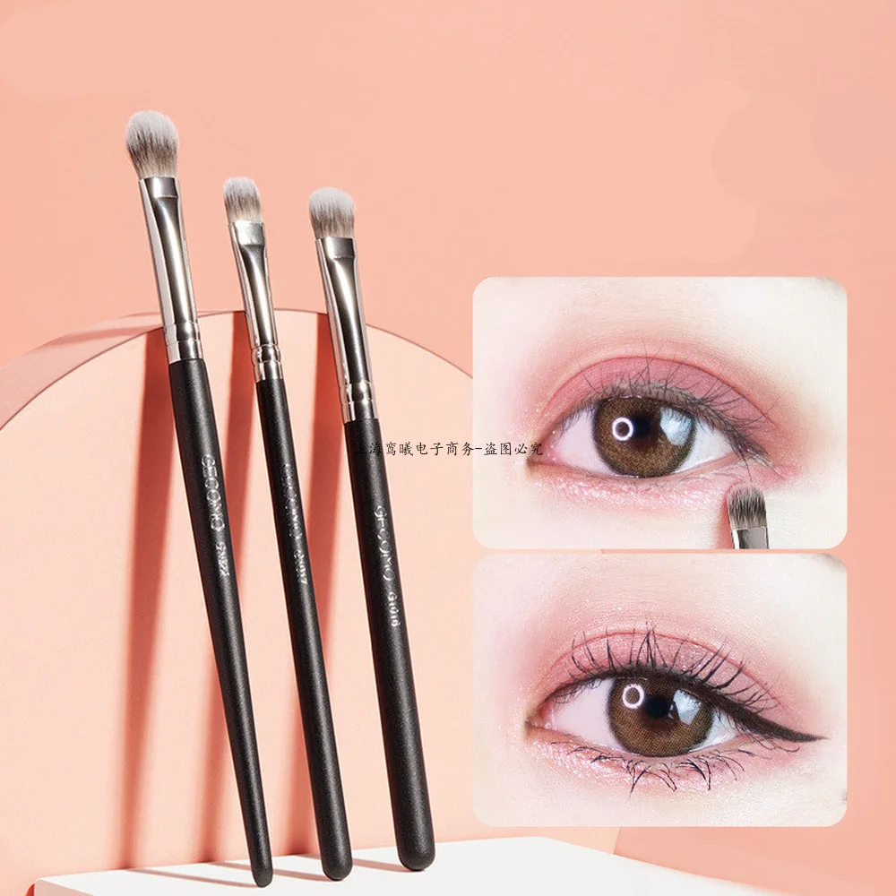 New 1/2/3/4Pcs Eye Makeup Brush Flat Eyeliner Eyebrow Blending Beauty Make Up Brush Soft Nylon Hair 7 Styles for Women Choose