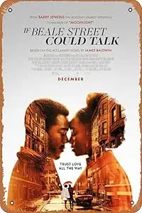 If Beale Street Could Talk Movie Poster 8 x 12 Inches - Retro Vintage Metal Tin Sign for Home Bar Pub Garage Decor Movie Gi sign