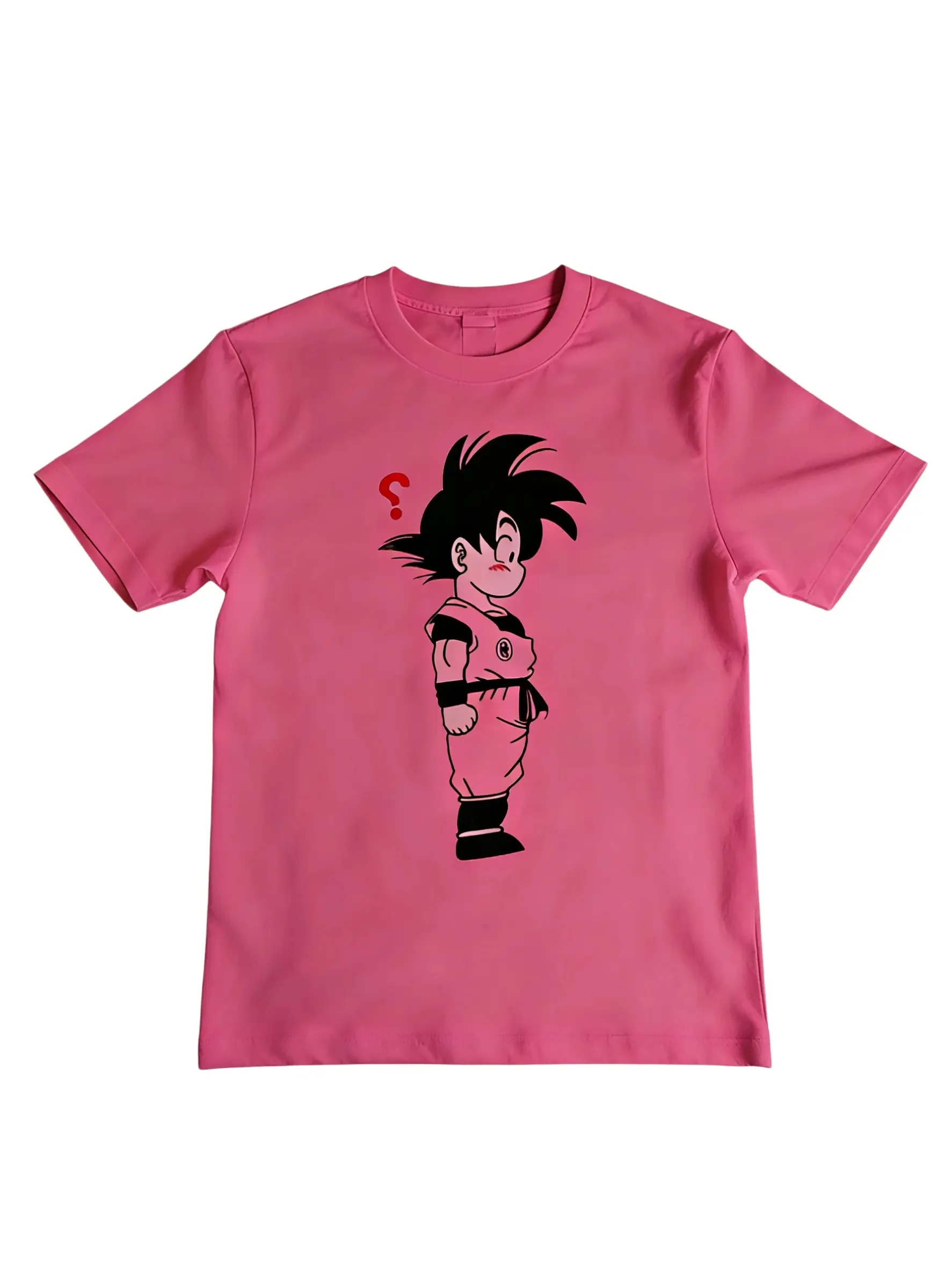 2026 Summer Dragon Ball Retro Anime T-Shirt Couple Wear Goku Chi-Chi Casual Loose Daily Top Cute Love Design Y2K Style view 4
