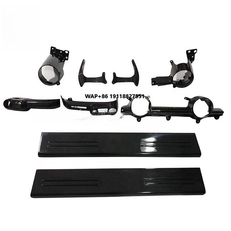 OEM Style Dry Carbon Interior Welcome Pedal Air Conditioning Outlet Paddle Shifter LHD Interiors Parts for 812 Superfast
