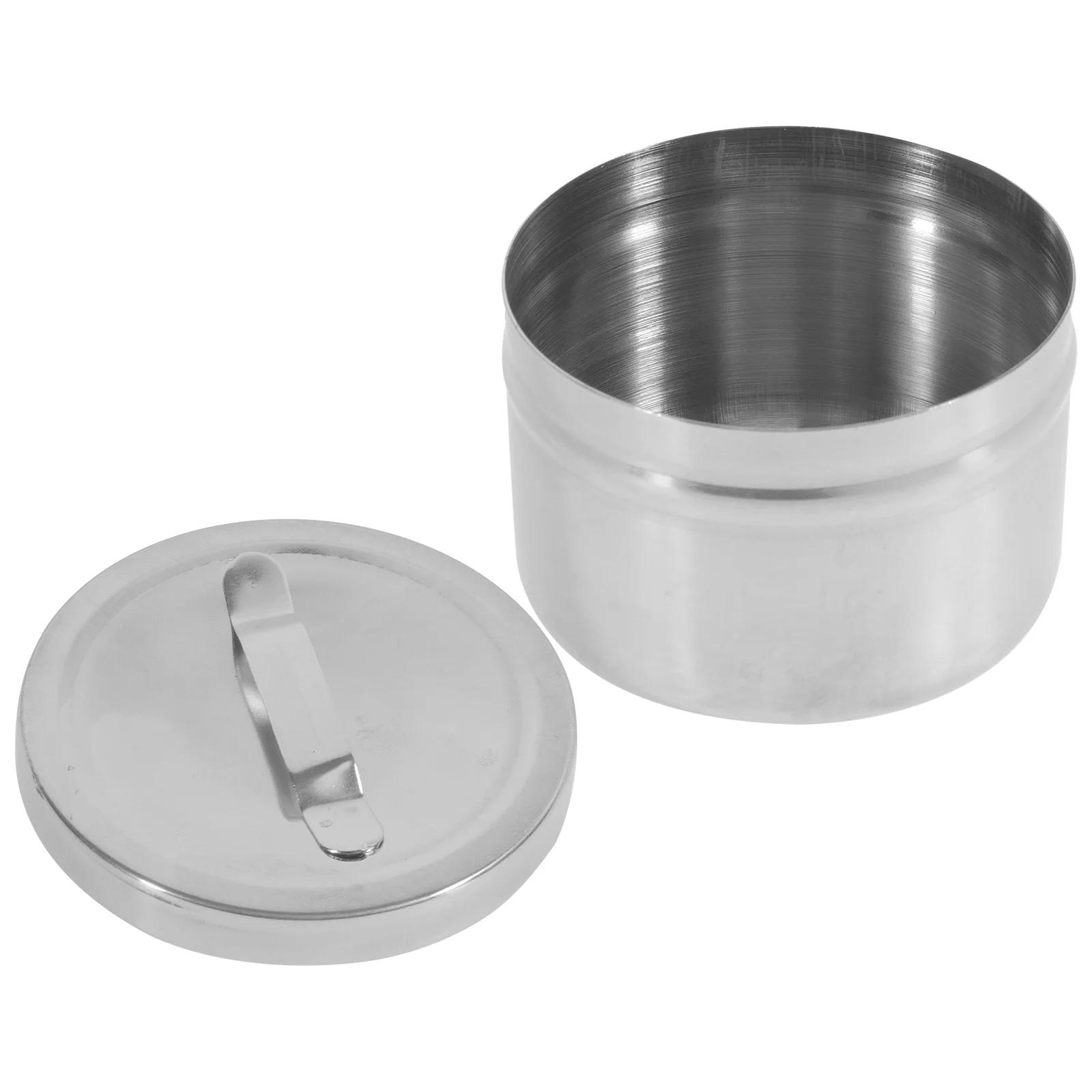 

Stainless Steel Alcohol Container Cotton Ball Box Large Capacity Laboratory Storage Jar for Cotton Buds Ear Pads Sample Holder