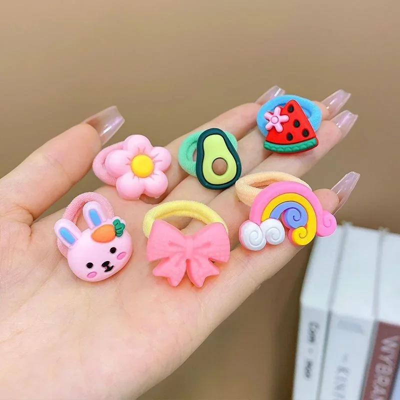 

Children's rubber band Girl's rubber band do not hurt hair small scrunchieHigh elastic durable hair accessories