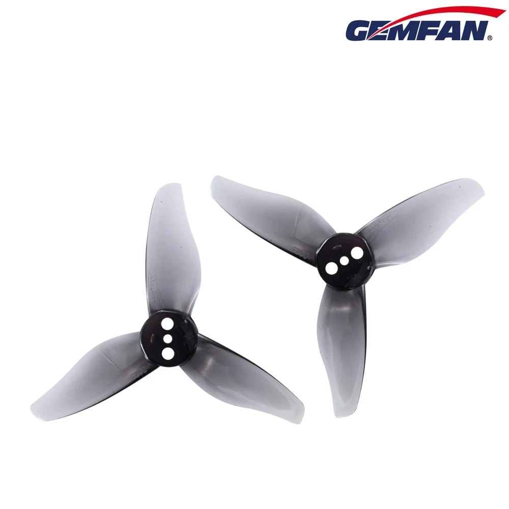 20PCS/10Pairs GEMFAN Hurricane 2023 3-Blade 2 Inch Propeller 3 Holes 1.0mm/1.5mm Center Hole Diameter for RC Toothpick FPV Drone