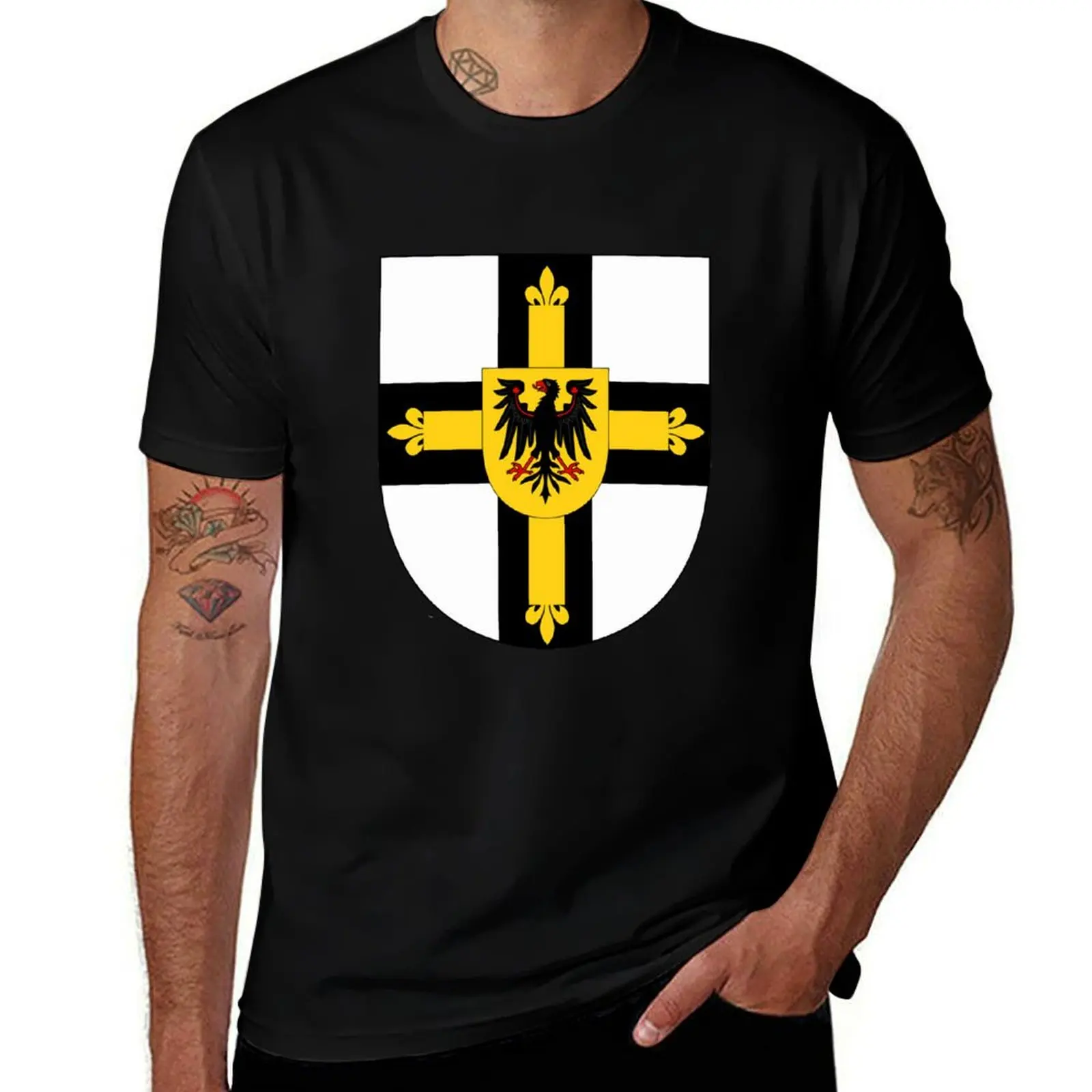 German Order of Teutonic Knights T-Shirt oversized graphic tee graphics heavyweight t shirts for men