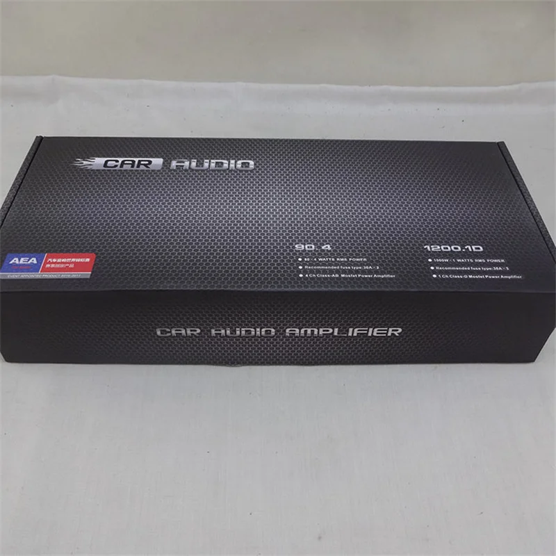 Car Audio Power Amplifier 1200.1 Single-channel Power Amplifier Aluminum Shell High Heat Dissipation Car Audio Processor