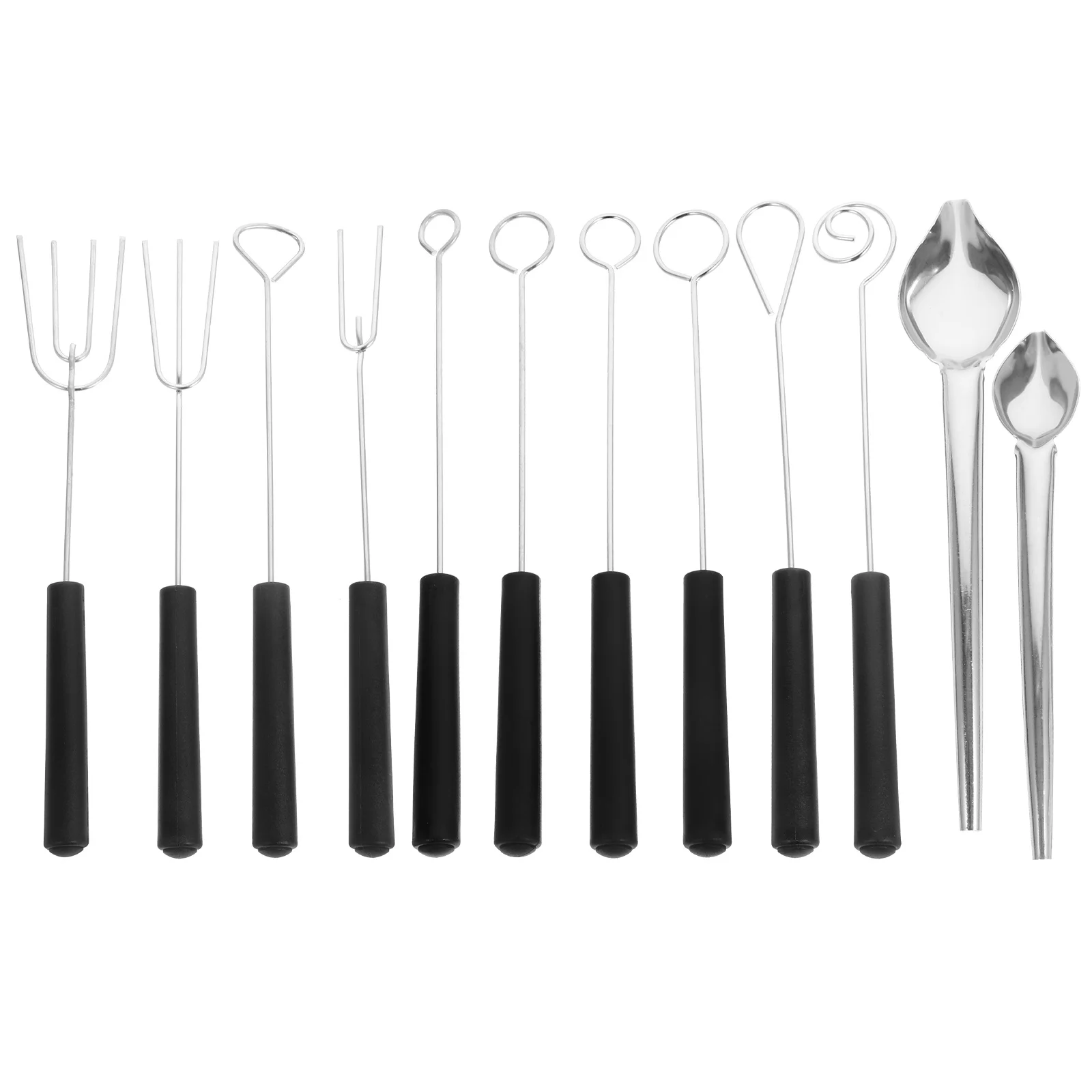 

Stainless Steel Sauce Painting Spoon Set Candy Dipping Tool Making Tools for Dipper Chocolate Decorating Kitchen Accessories
