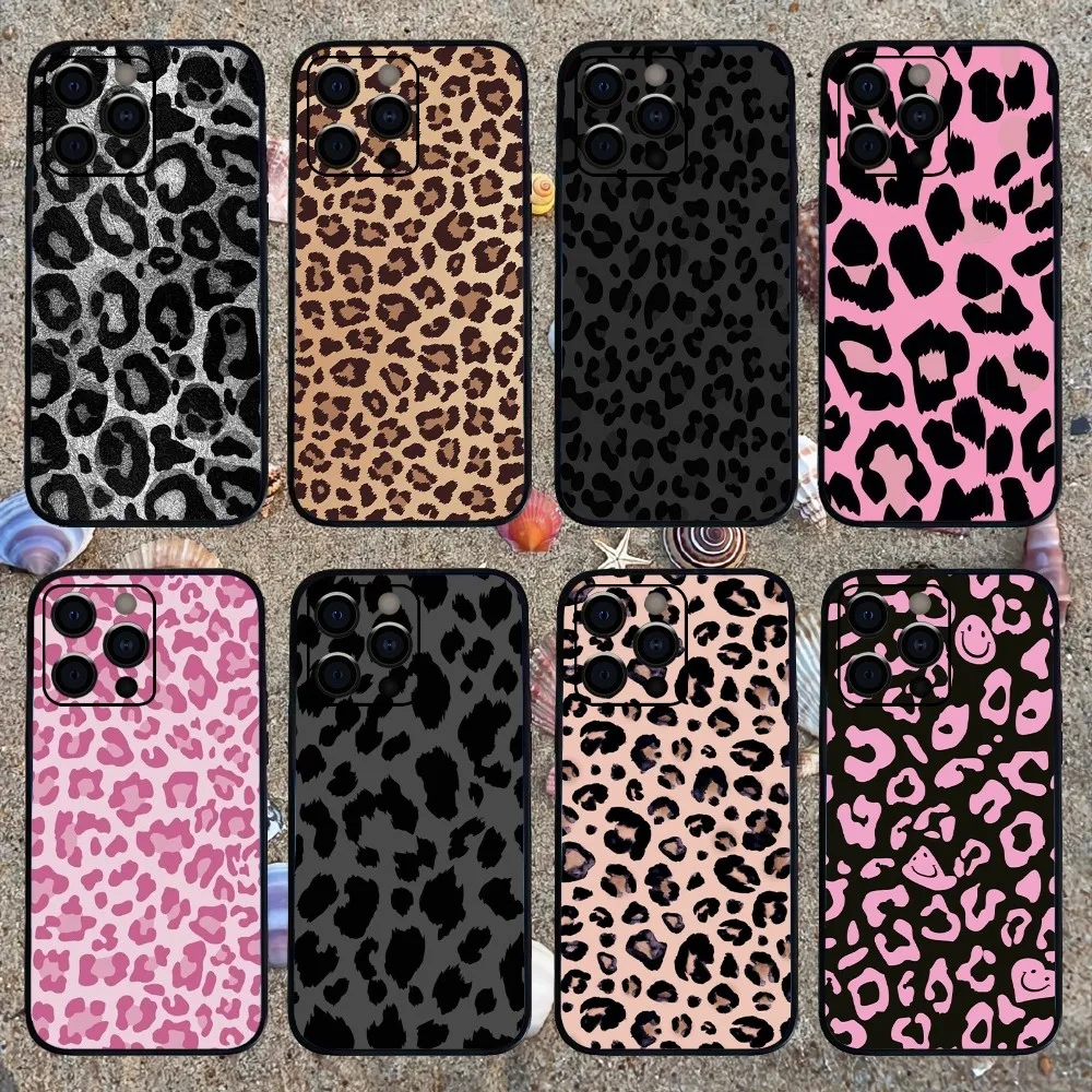 

Spice Girls Leopard Print Phone Case For iPhone 11 12 13 Mini 13 14 15 Pro XS Max X 8 Plus SE XR Shell