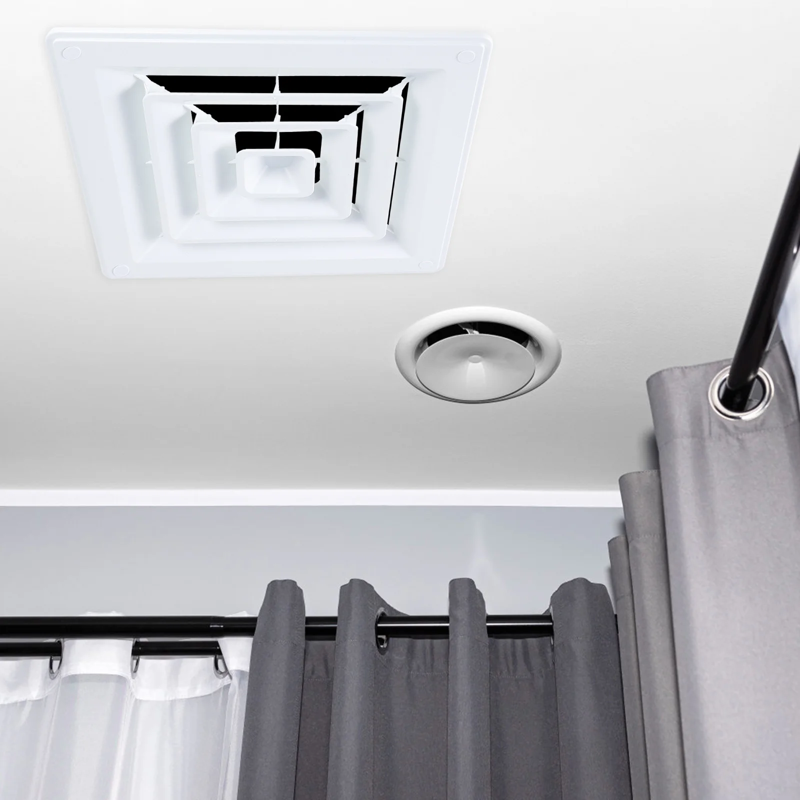 

Ceiling Hvac Grille Air Vent Cover For Drop Ceiling Tiles Easy Installation Durable Air Supply Register Baseboard Vent