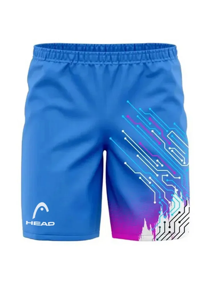 2024 Head Men\'s Tennis Shorts Summer Men\'s Outdoor Sports Loose Breathable Shorts Running Training Basketball Badminton Shorts