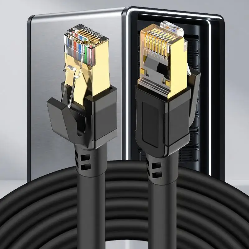 

Cat6 High Performance Ethernet Cable 40Gbps 2000Mhz RJ45 Network Cord for Data TransmissionHot Sale