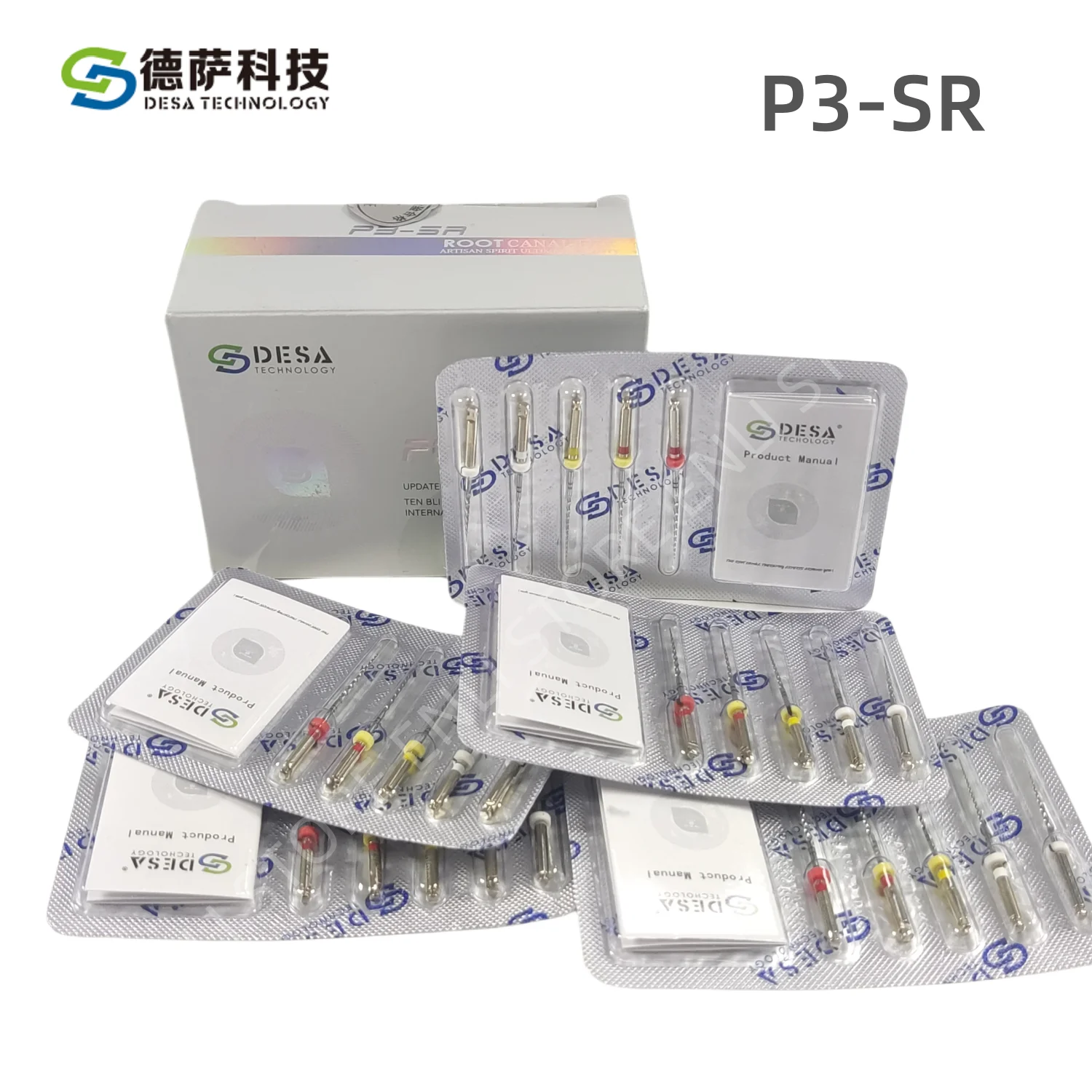 DESA P3-SR Dental Reciprocational Primary Wave Files 5pcs/pack One Files Rotary Dental Endo NITI Rotary File Endodontic Dentistr