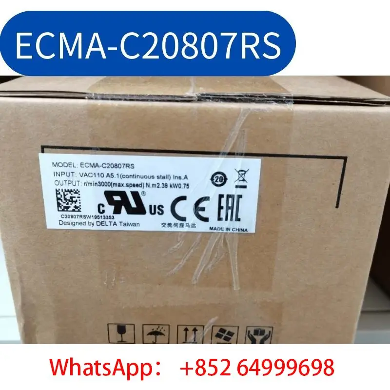 

Brand-new ECMA-C20807RS servo motor 0.75KW Fast Shipping