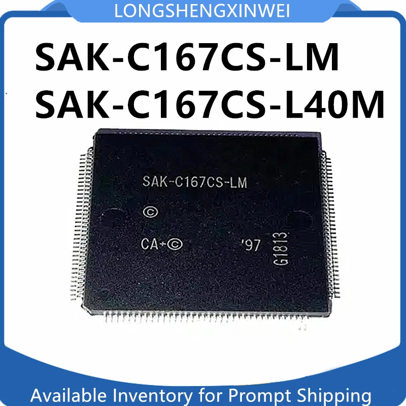 1PCS  SAK-C167CS-LM SAK-C167CS-L40M QFP144 Brand New Original Microcontroller Chip