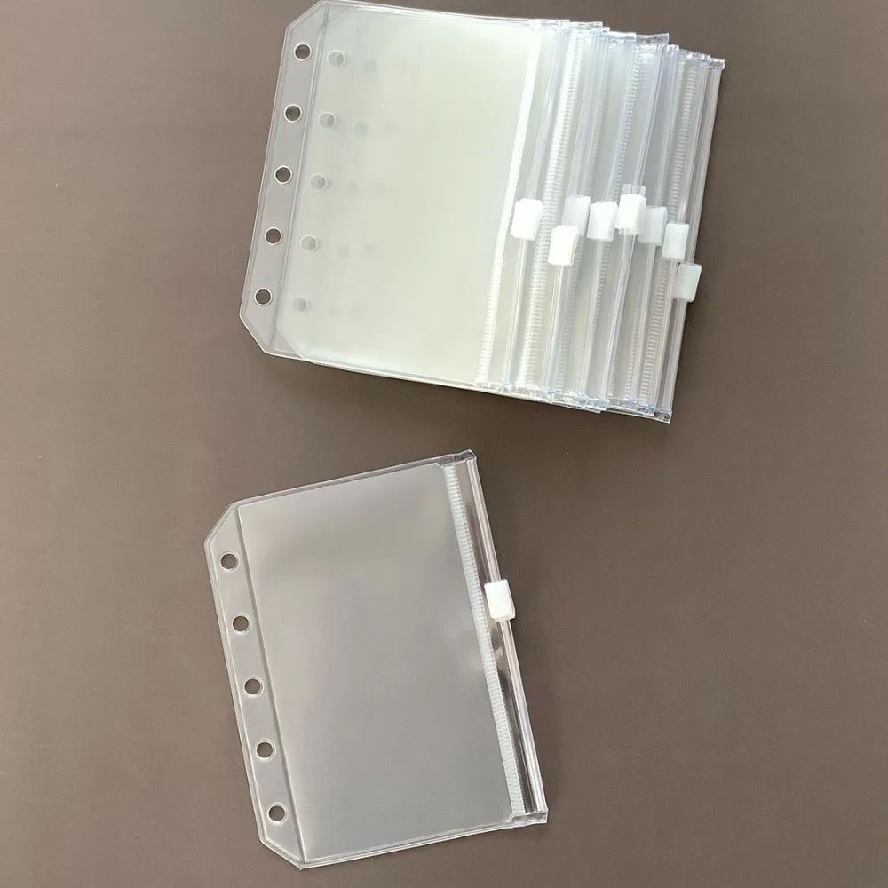 10pcs M5 나선형 바인더 디바이더 페이지 분리기 매트 루스 리프 리필 용지 예산 바인더 봉투 폴더 카테고리 페이지 탭