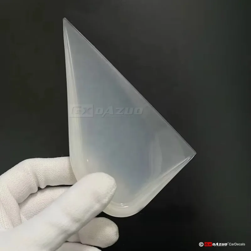5 Pcs/Lot 16*7CM Thin White Plastic Card Squeegee Semi Transparent Squeegee