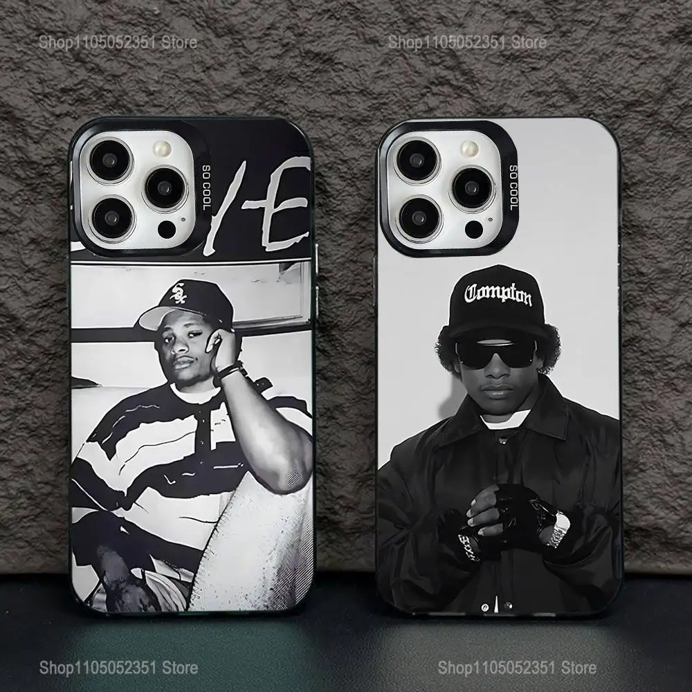 

Phone Case For iPhone 16,15,14,13,12,11,Pro,XS,Max,Plus,Mini,SE Rapper E-Eazy E Black Candy Matte Shockproof Cover