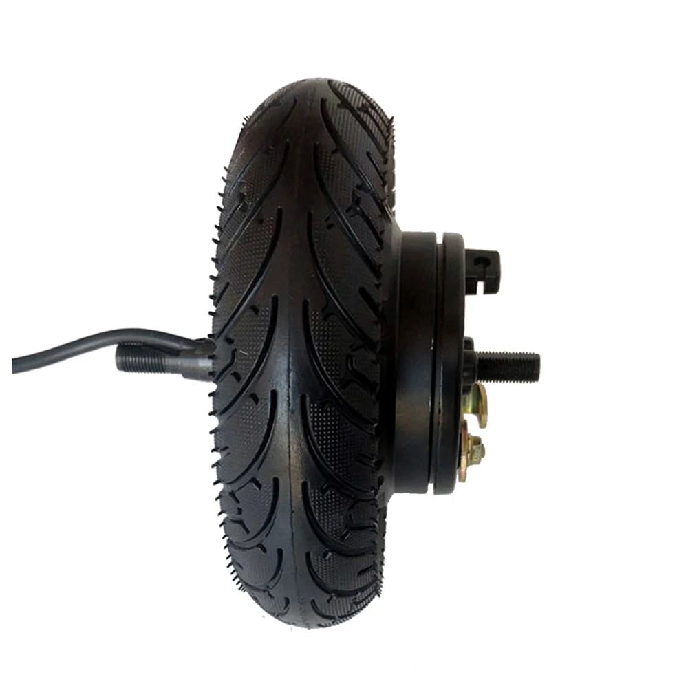 24V/36V/48V 250W-350W Motor 8 Inch Double Shaft  Brushless Toothless Hub with Drum Brake