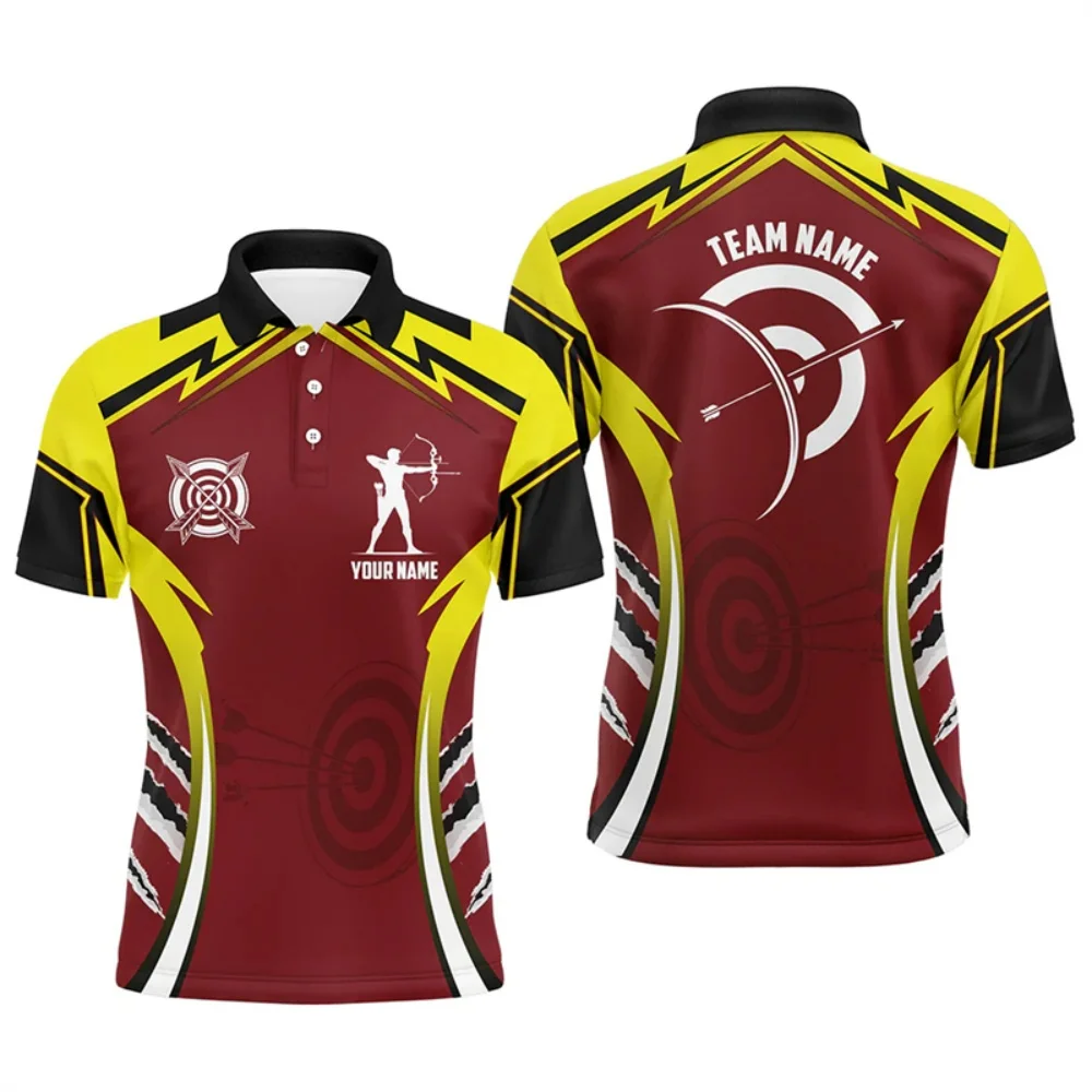 

New Fashion Custom Name Disc Golf Sports Game Player 3DPrint Summer Funny Vintage Harajuku Polo Shirts Streetwear Short Sleeves