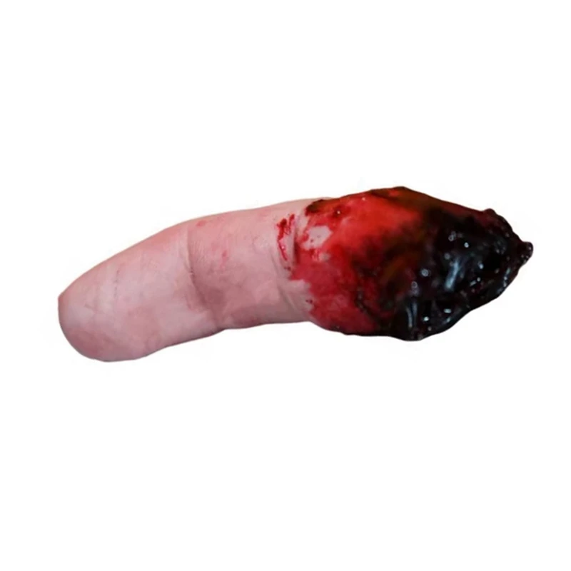 Halloween Broken Finger Fake Broken Finger Solid Horror Halloween Bloody Fake Finger Simulated Bloody Finger For Scaring