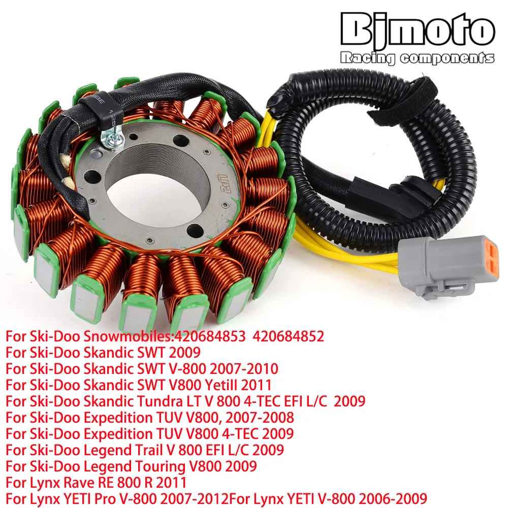 

Motorcycle Generator Stator Coil For Ski-Doo Legend Touring V800 /V 800 EFI L/C Skandic SWT V-80 2009 420684852 420684853