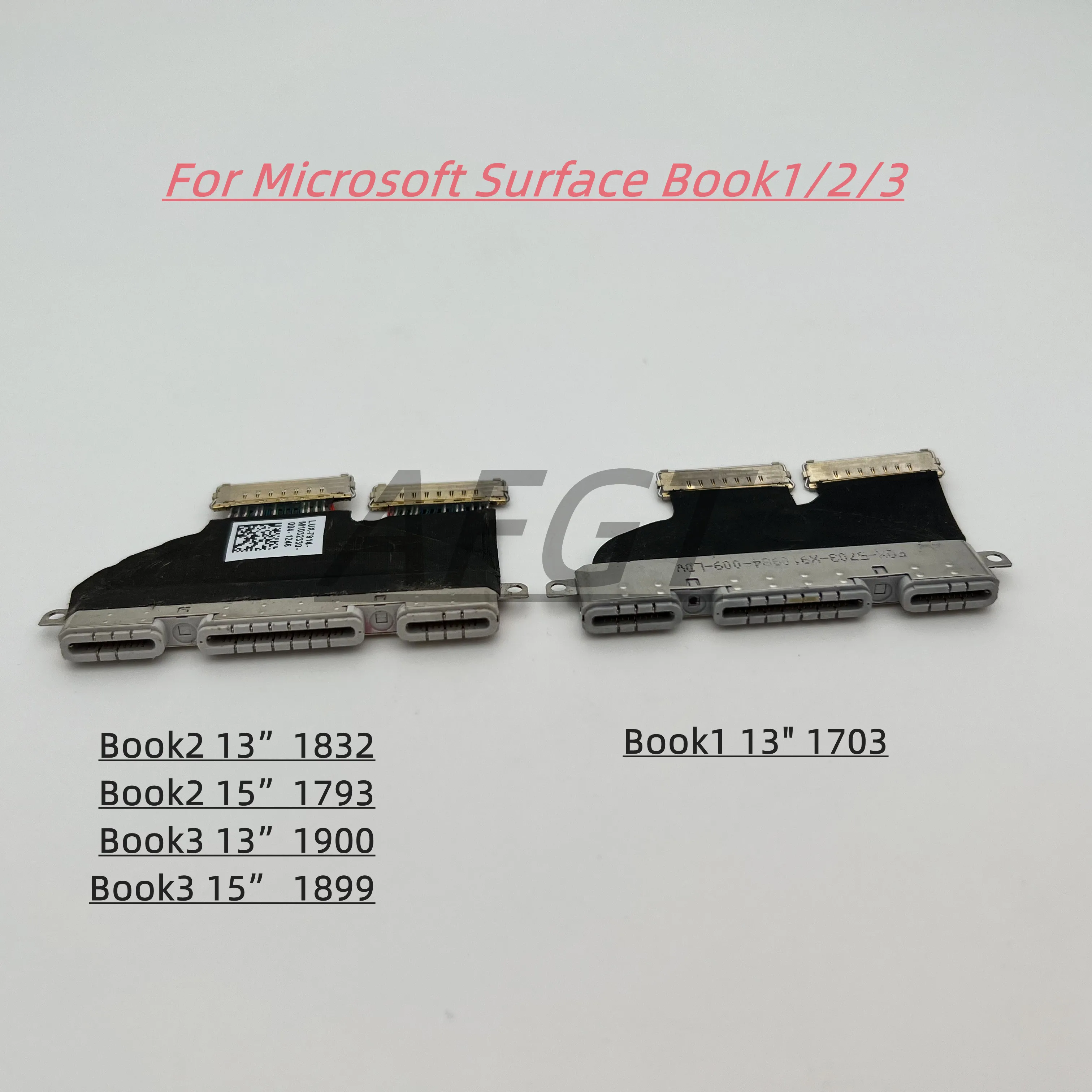 Original para Microsoft Surface Book1 1703 Book2 1832 1793 Book3 1900 1899 pantalla tableta DC toma de corriente conector de puerto de carga