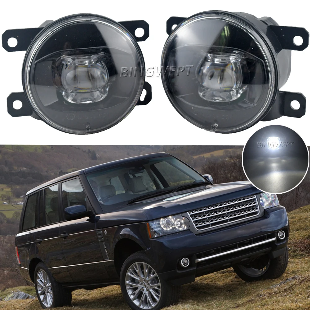 

2PCS For Land Rover Range Rover III SUV (LM) 2009 2010 2011 2012 Fog Light Assembly Car LED Lens Fog Light