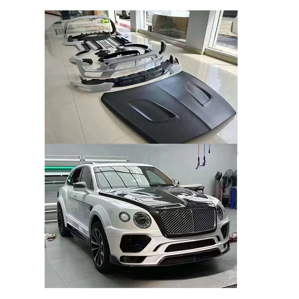 MS Big Body Kit For Bentley Bentayga Dry Carbon Fiber Hood