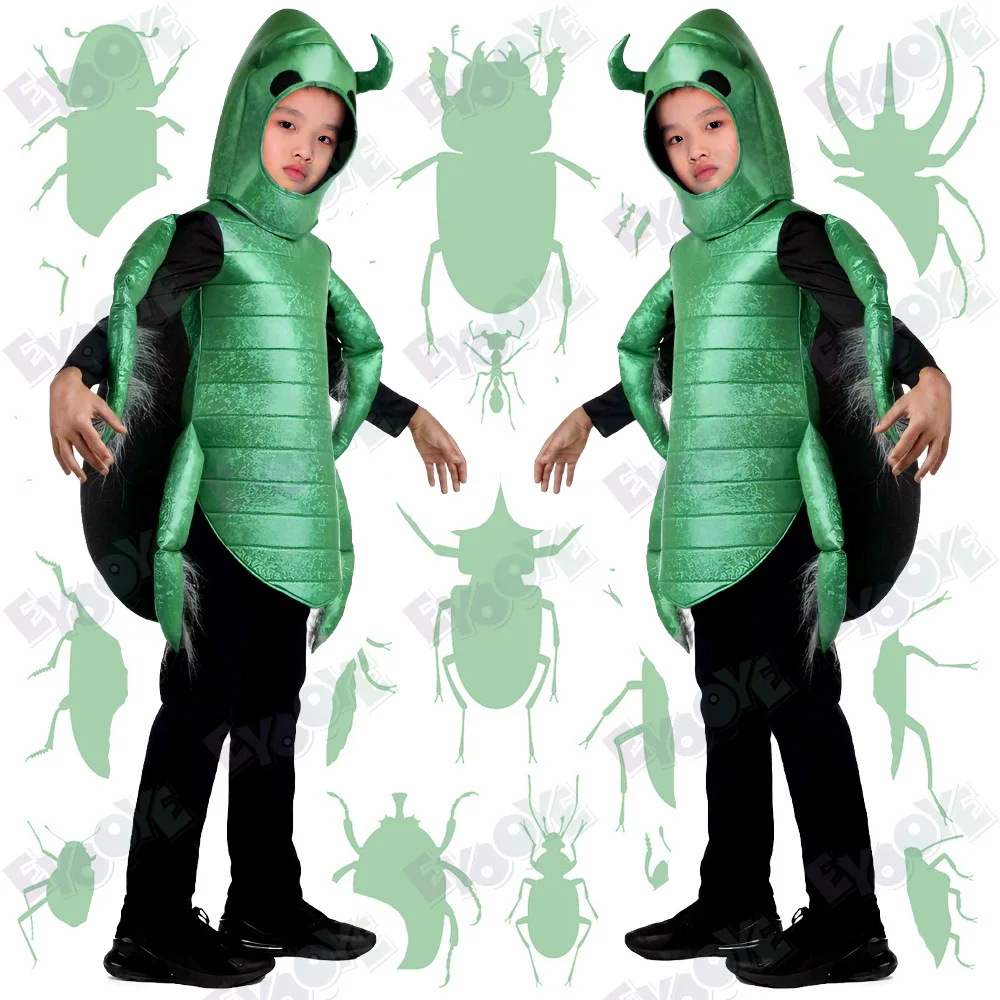 

Children's Beetle Costume COSPLAY Animal Beetle Role Party Stage Play Funny Costume Halloween