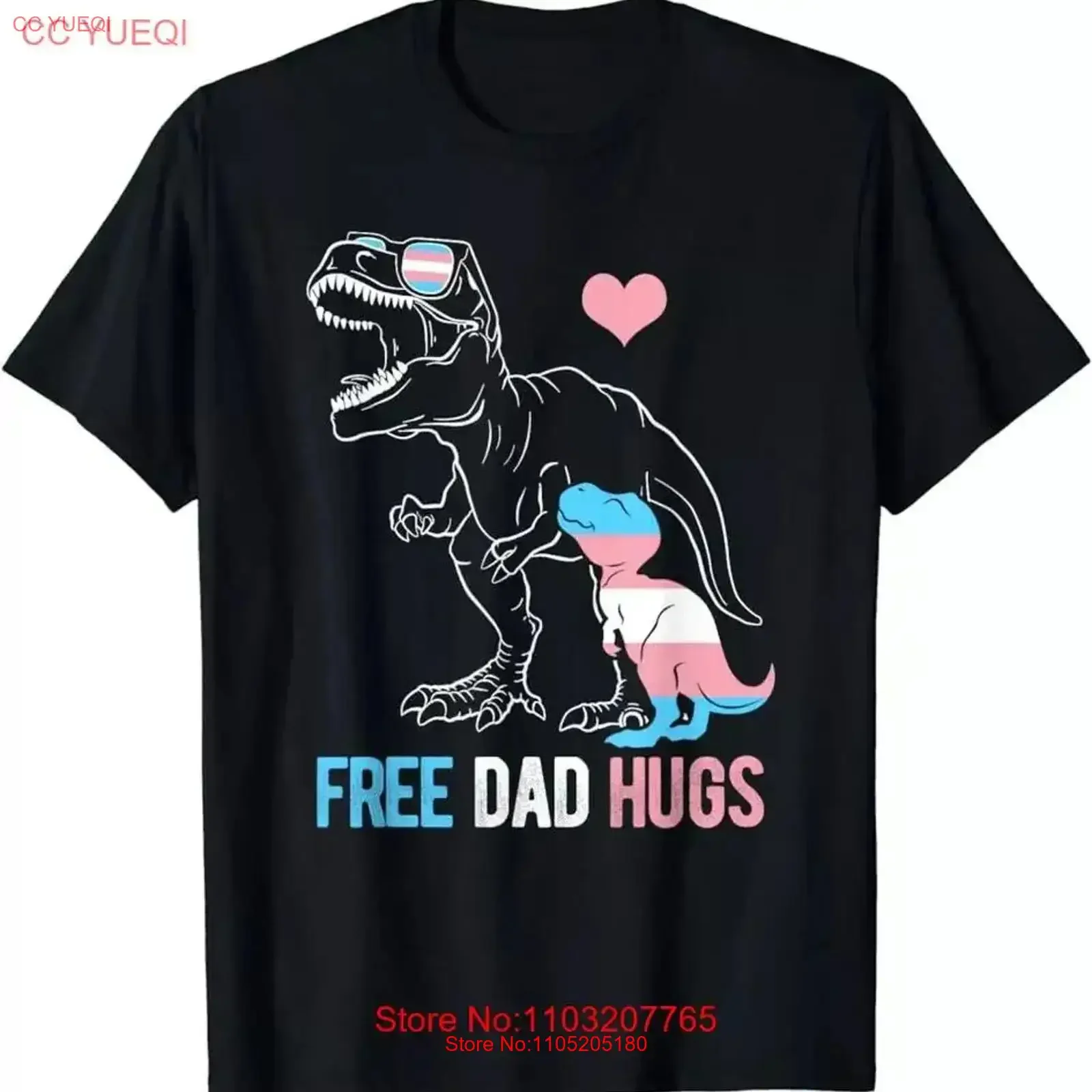 عبر الحرة أبي العناق ديناصور الأب المتحولين جنسيا فخر تي شيرت S 5XL خمر غسلها مريحة قليلا الرسم لينة الموضة #1