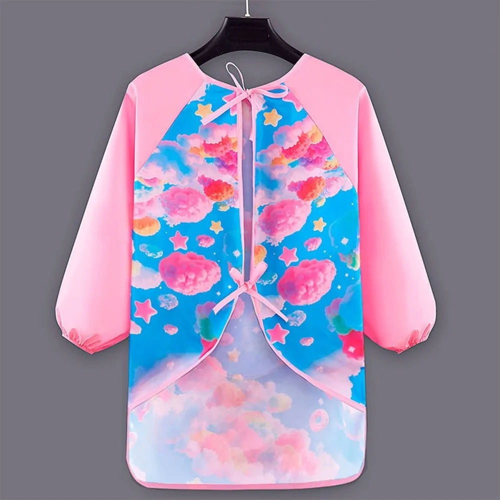 

Gifts Polyester Painting Apron Waterproof Long Sleeved Art Bibs Cosplay Costume Cooking Apron