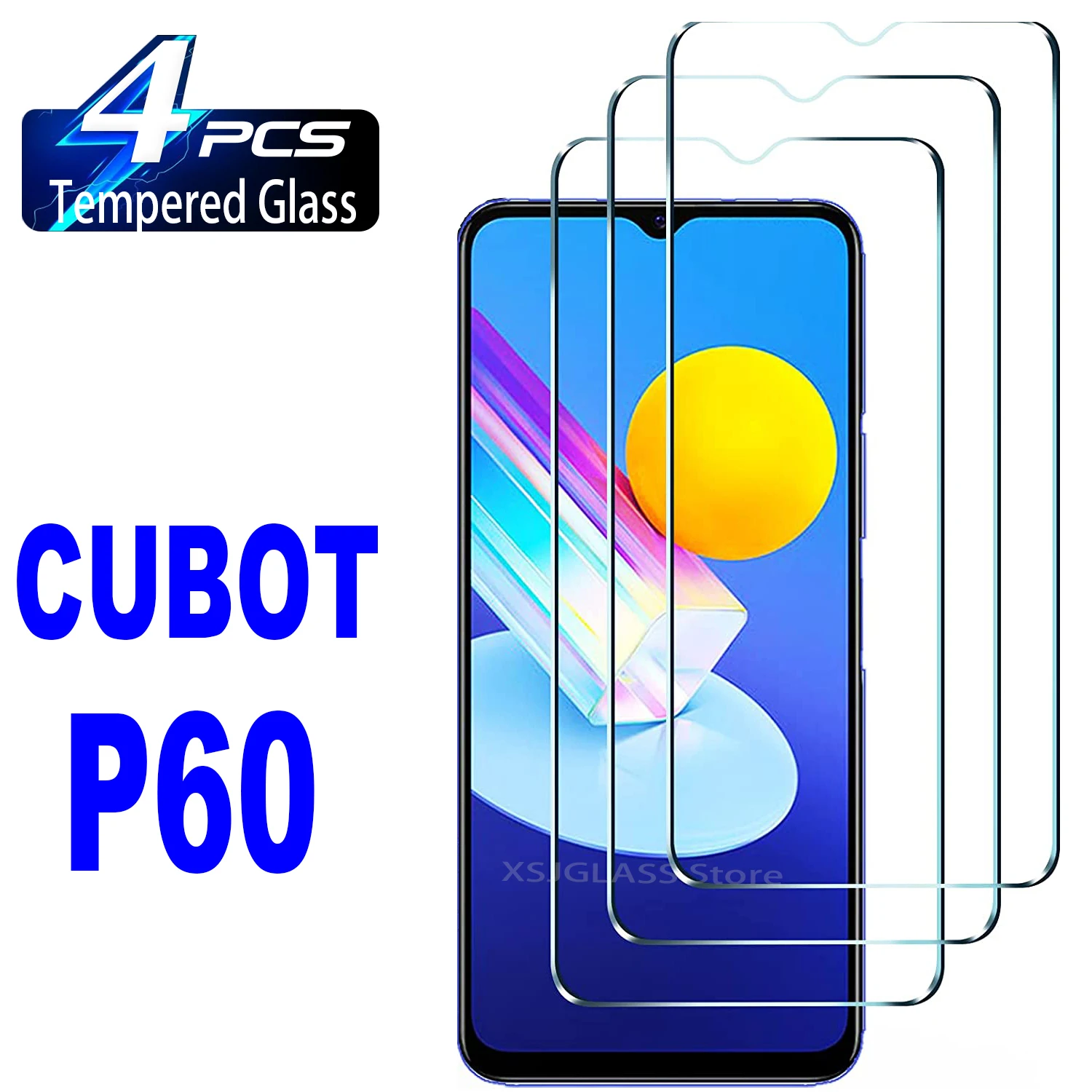 Для Cubot P60 закаленное стекло защитная пленка для экрана