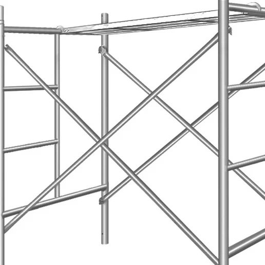 جودة عالية متعددة الوظائف قابلة للطي إطار من الألومنيوم الصلب السقالات التجمع السريع لفندق مستودع ورشة العمل الصناعية
