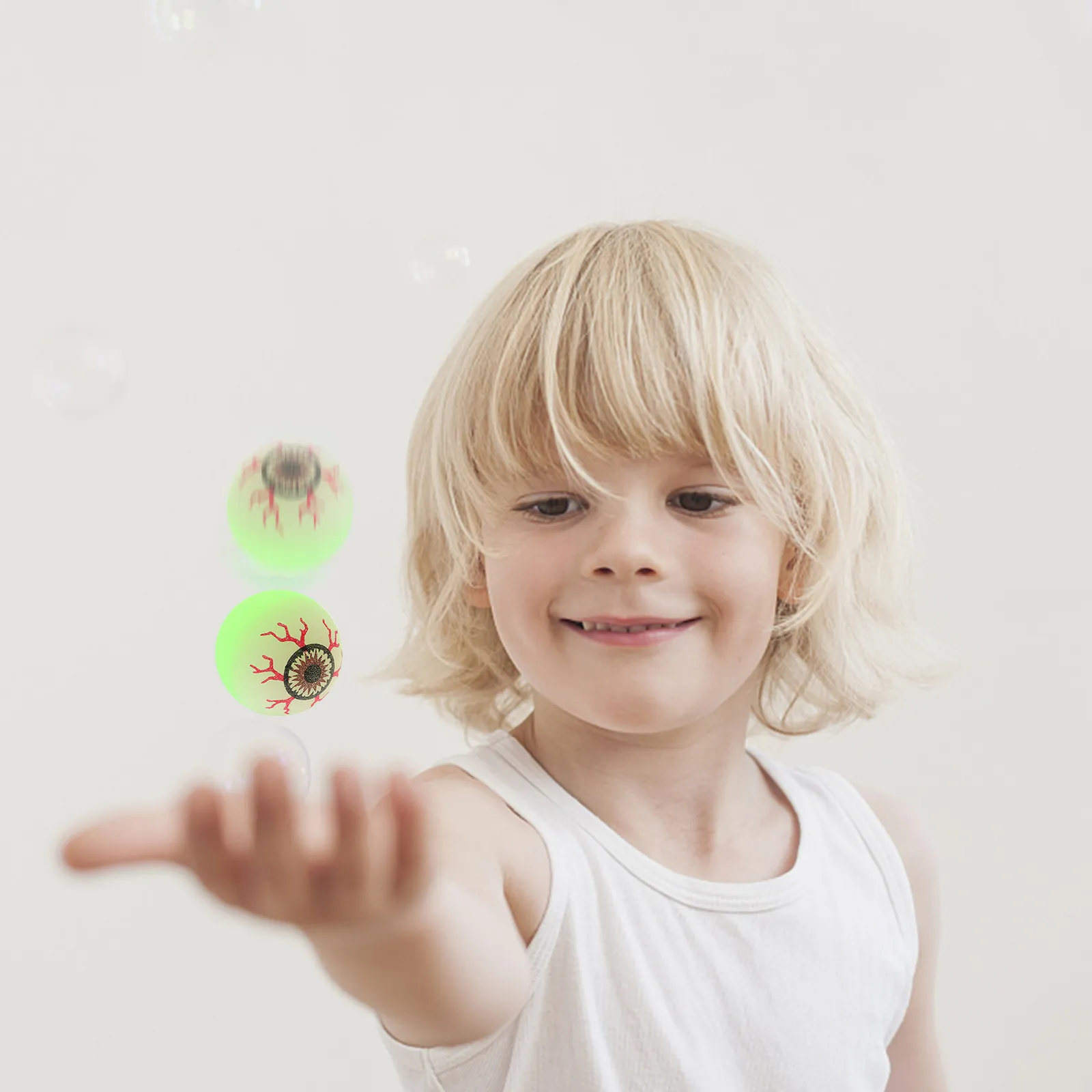 

Набор из 12 светящихся резиновых мячей для вечеринок, разноцветные, светящиеся в темноте, для Рождества и карнавала, оптом