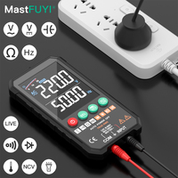 MASTFUYI 6000 Counts Digital Multimeter Ture RMS AC DC NCV Transistor Duty Multimetro Capacitor Temperature Voltage Smart Meter