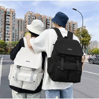 Man Backpack Men's 15.6inch Laptop Backpacks Large Capacity School Backpack for Teenagers Unisex Simple Travel Bag