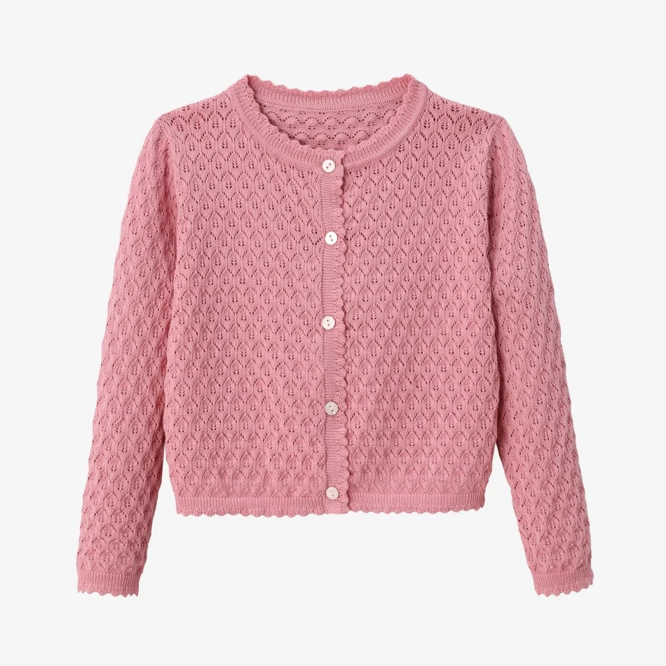 Knitted Collection – Pink Cardigan