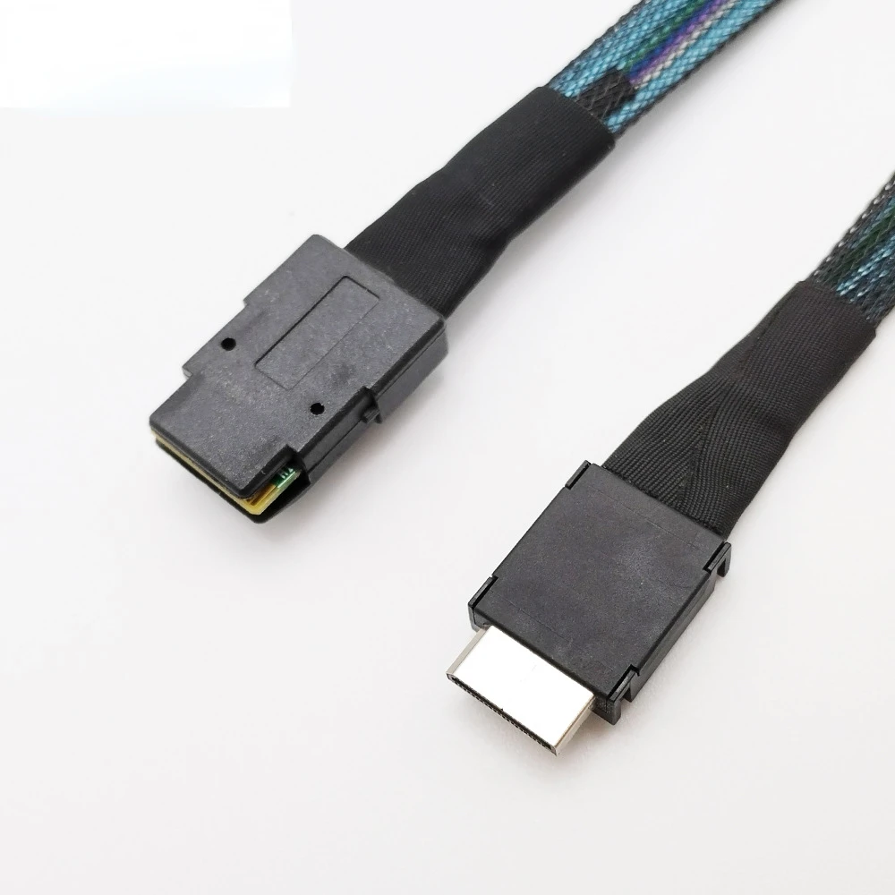 High Speed Data Transfer Cable, SFF 8611, 4I para MINI SAS, SFF-8087