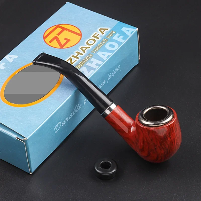 Vintage 2 use Durable Tobacco Cigar Cigarette  Holder Pipes Smoking Pipe Red Gifts Smoking Accessories ZF808