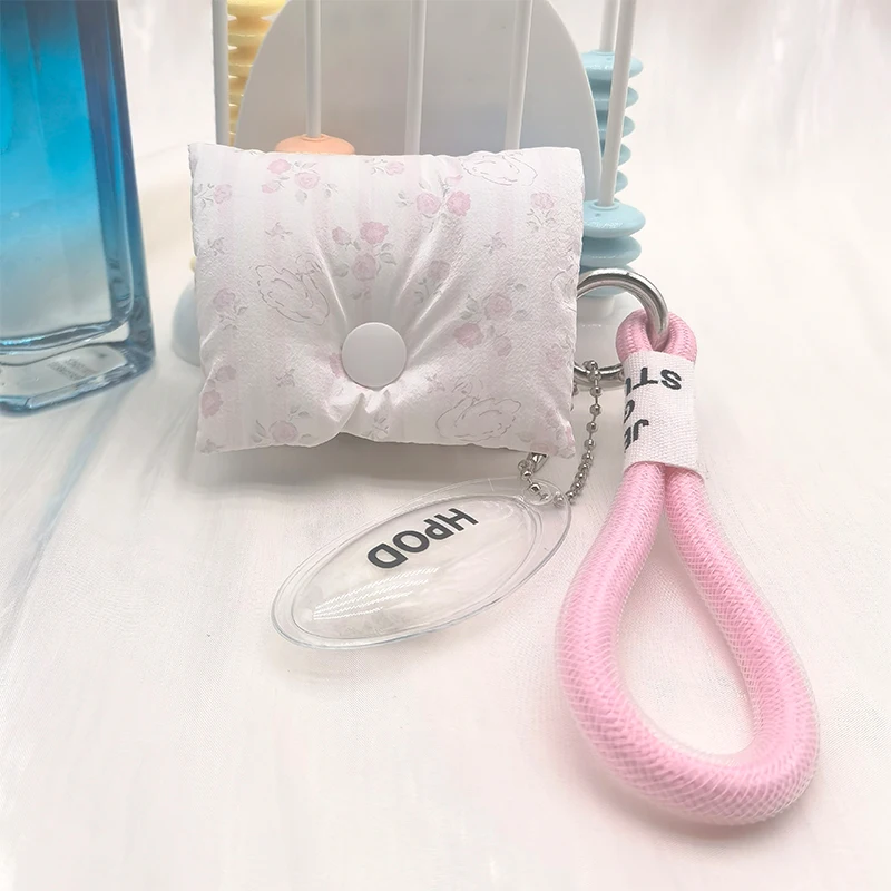 Fashion Down Cotton AirPods Case Cover for AirPods 4/3/Pro, Soft Puffer Pouch Bag for AirPods Pro, Anti-Lost Shockproof Earbuds