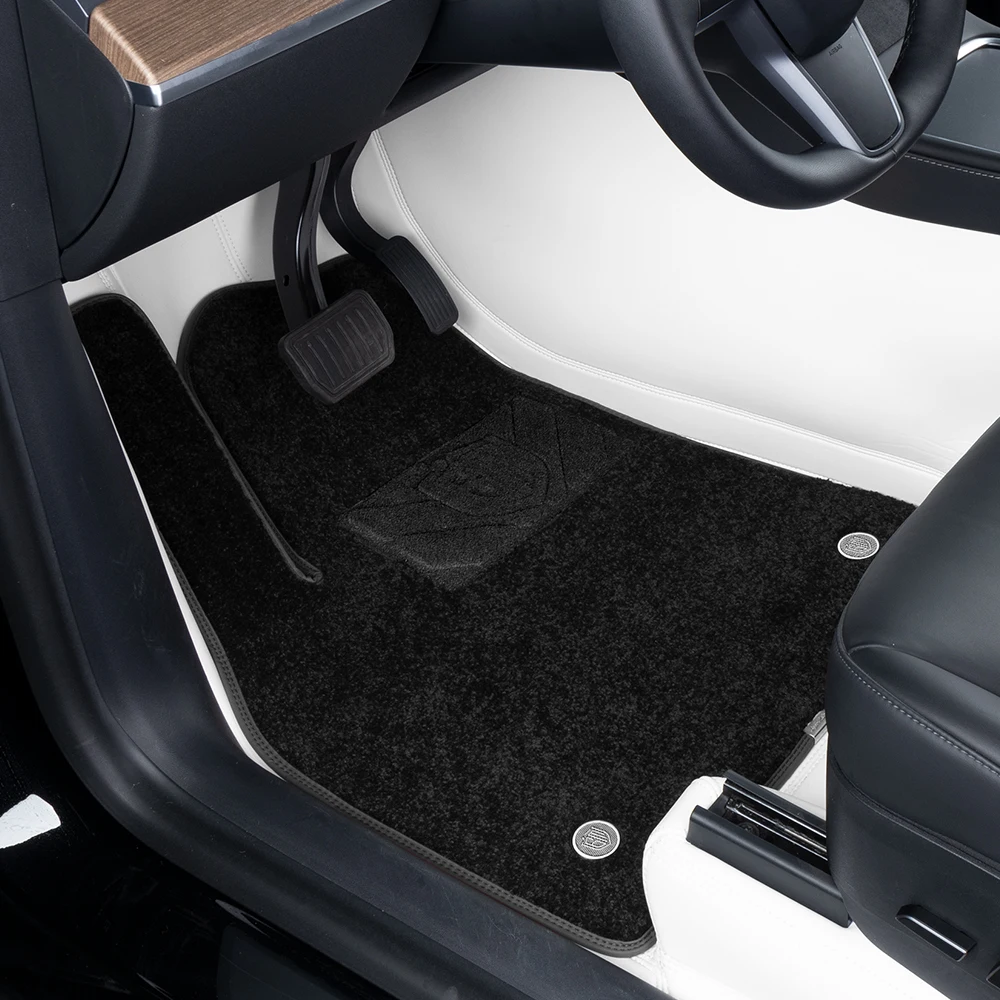 

Premium 360° Full Coverage TPE Floor Mats for Tesla Model 3/Y/S/X - Custom Fit Waterproof All-Weather Car Carpets