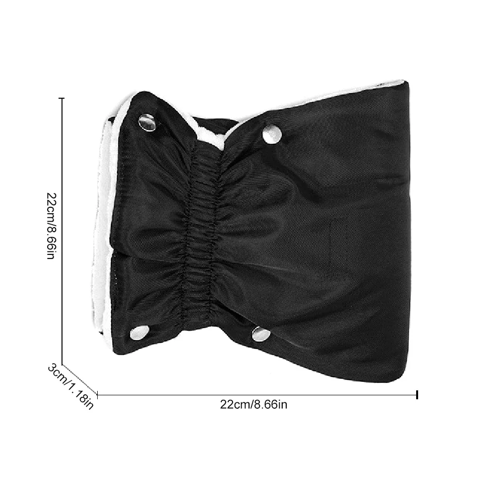 Universal Winter Warm Stroller Handlebar Gloves - 1Pair Windproof, Baby Push Chair Gloves, Newborn Stroller Accessories