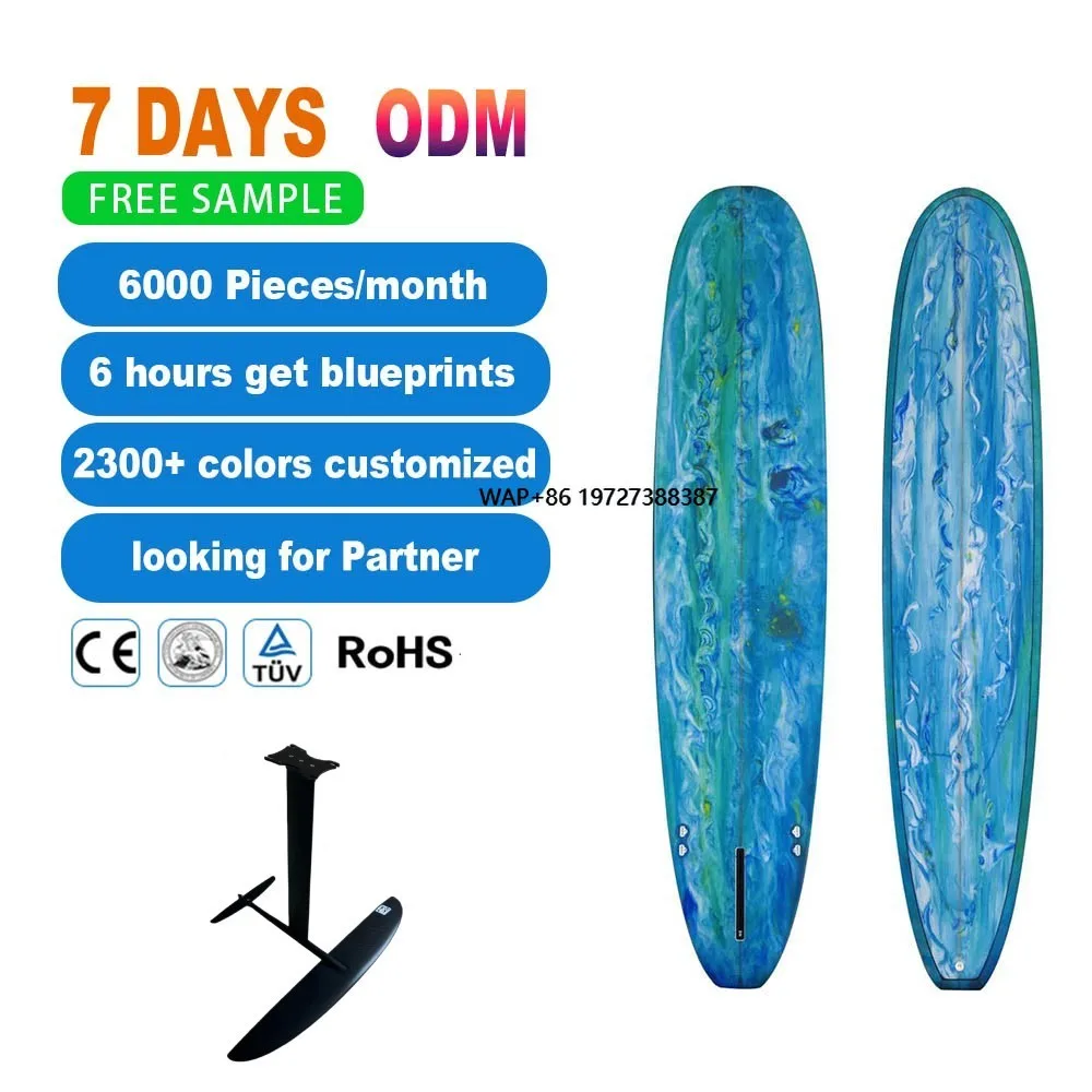 

OEM Short Wind Wake Epoxy Fishing Stand up Longboard Paddle Leash Sports Water Play Accessories Tabla De Surf Board Surfboard