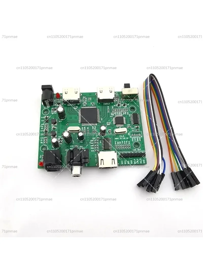 7.1CH Audio Extractor with I2S DSD HBR Optical Coaxial Output Splitter for Home Theater Sound System