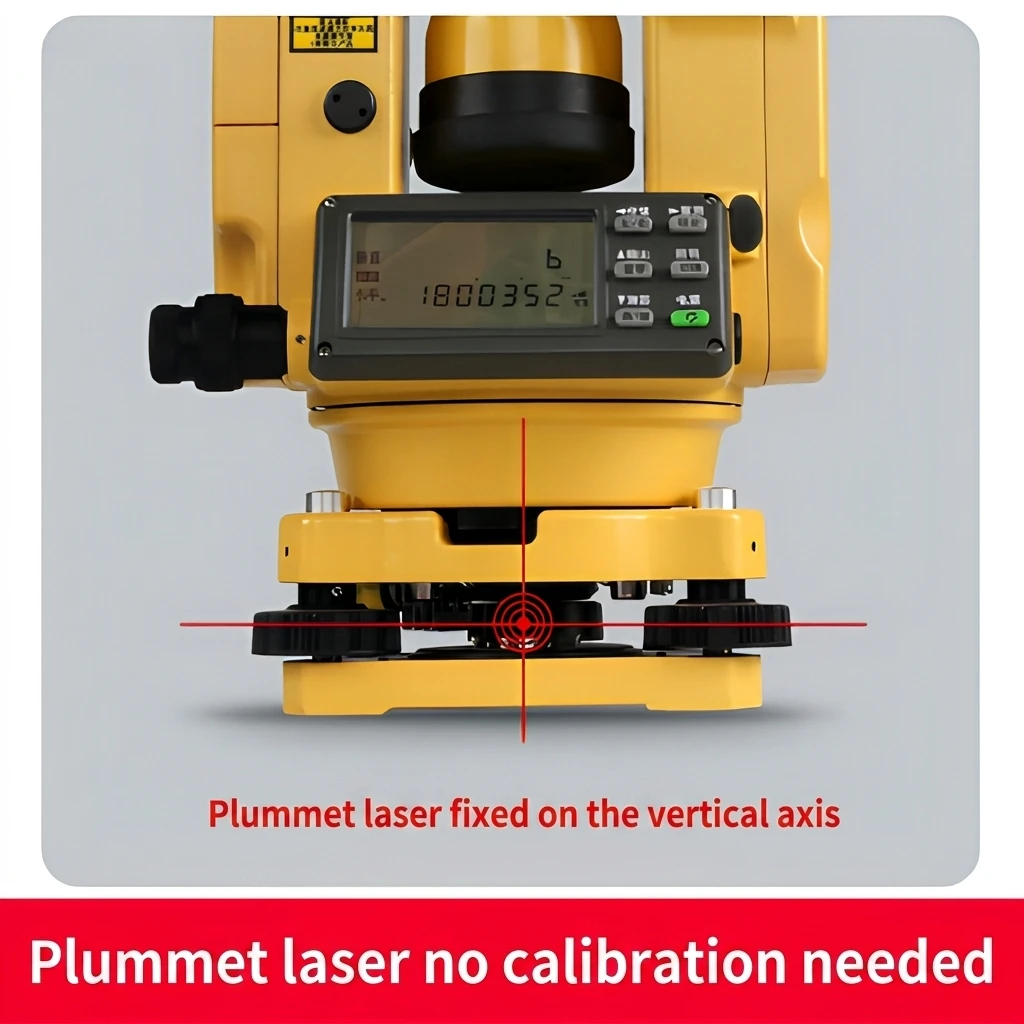 SOUTH DT-02LH Electronic Digital Theodolite 2'' Accuracy Dual Laser Plummet Surveying Instrument For Construction Layout