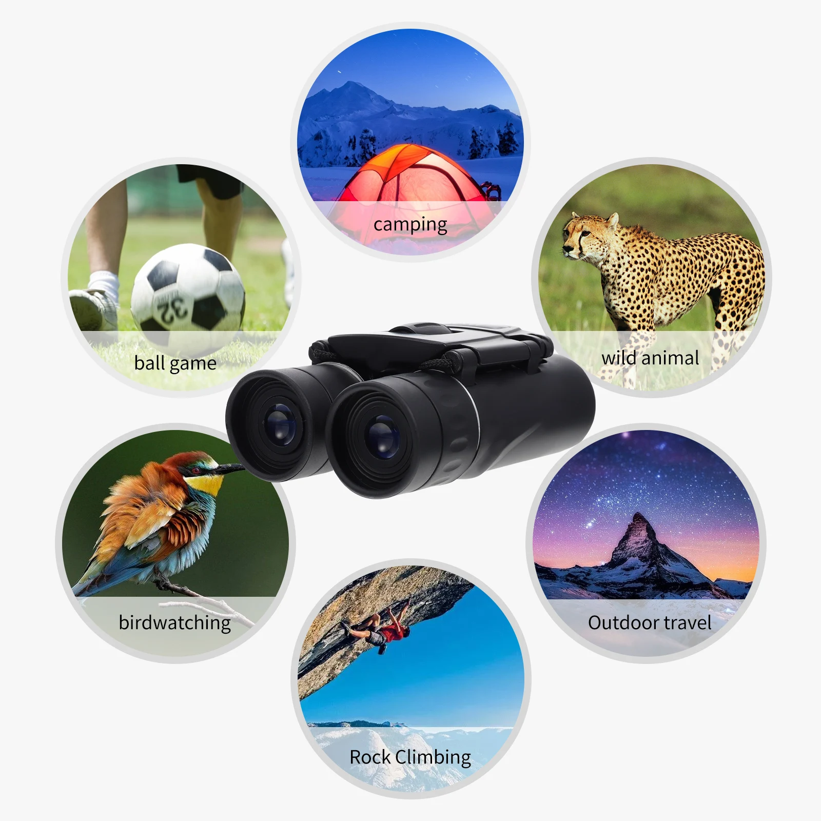 

Compact Waterproof Anti-Fog Hd Outdoor 40X 22Mm Lens Bird Watching Hiking Hunting Telescope For Travel Sightseeing