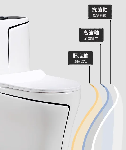 Grote diameter muur rij type achterdrainage pompen directe punch type huishoudelijke kleur keramiek