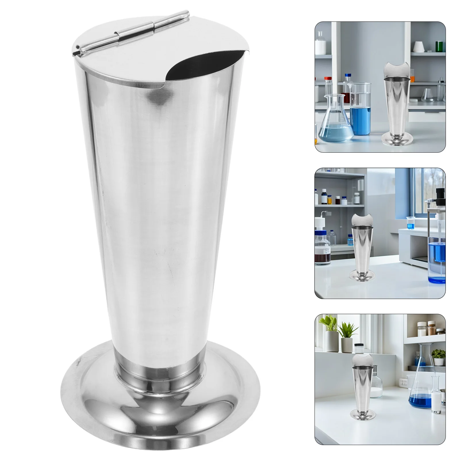 

Stainless Steel Tweezers Holder Tube Thickened Medical Jar Sterilizer Storage For Salon Lab Instruments Gauze Cotton Ball Holder