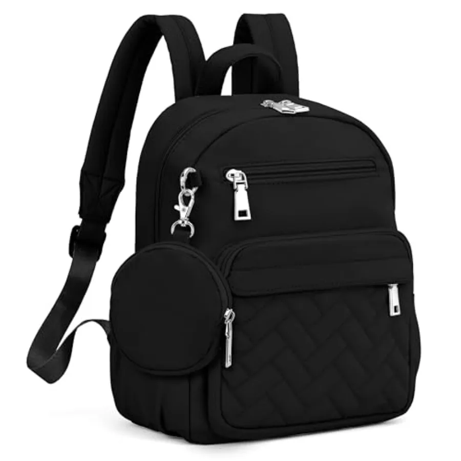 

Mini Backpack for Women Small Backpack Purse Anti Theft Backpack Waterproof Lightweight Puffer Back packs for Travel Work with